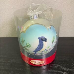 Holiday Living Painted Christmas Ornament Bird